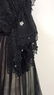 KRIZIA Vintage Black Sheer Ruffle Cocktail Dress - 4