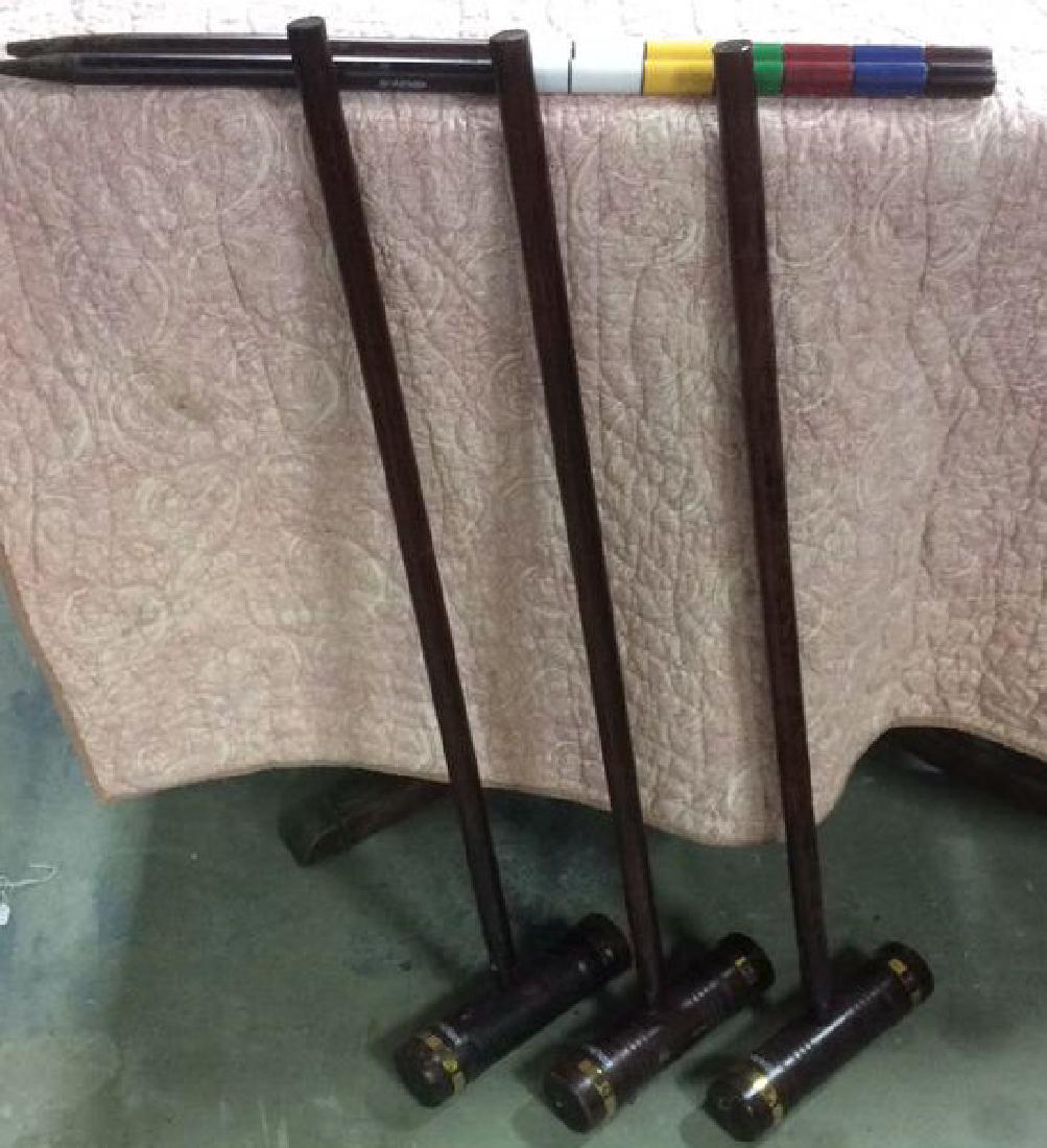 Lot 5 KELSYUS Croquet Mallets & Stakes (1 of 10)