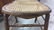 Antique Spindled Leg Chair With Caned Seat - 8