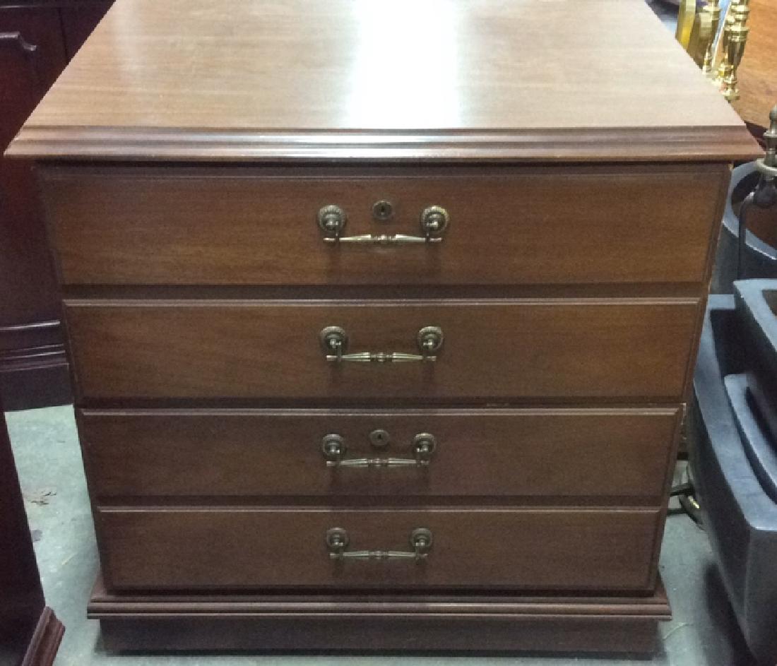 INDIANA DESK CO Wooden File Cabinet (1 of 10)