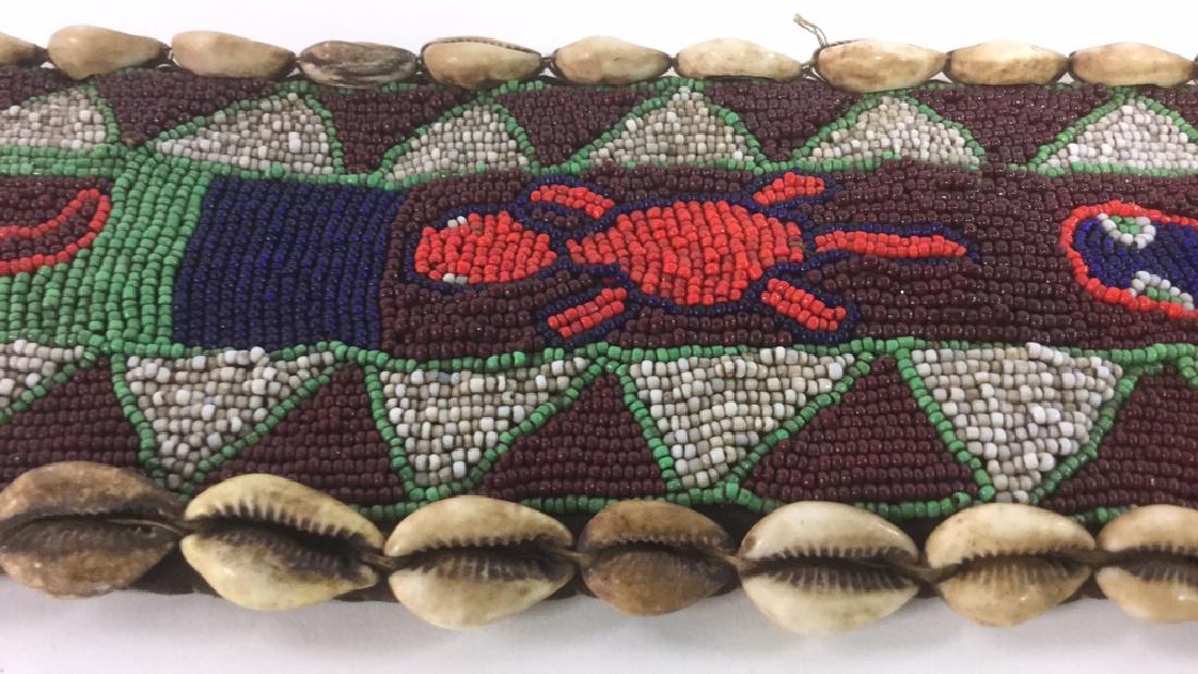 Vintage Bead And Cowrie Shell Wallhanging (1 of 10)