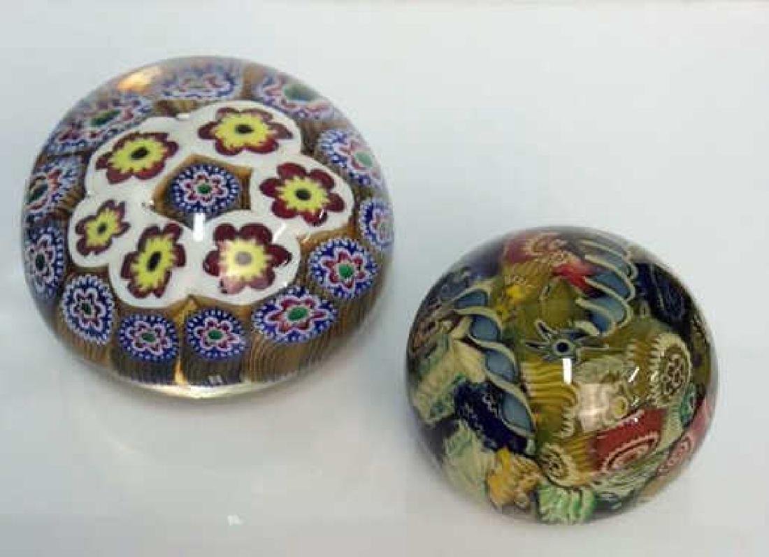 Pair Art Glass Paper Weights (1 of 9)
