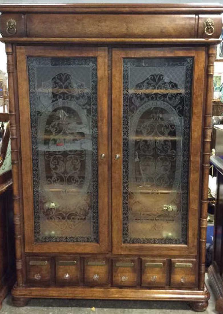 Apothecary Inspired Wooden Wardrobe Dresser (1 of 9)