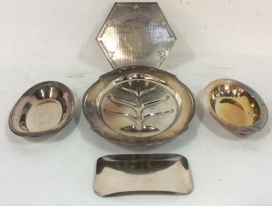 Set of Vintage Silver-Plated Trays (1 of 6)