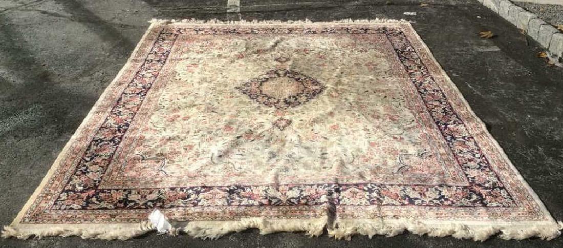Silk Handmade Oriental Fringed Rug (1 of 10)