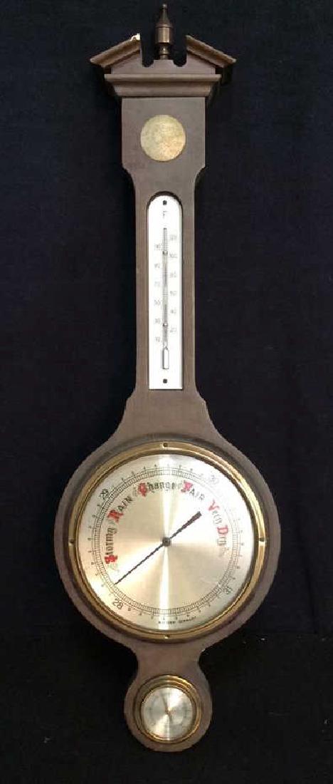 Wall Hanging Barometer W Thermometer (1 of 8)