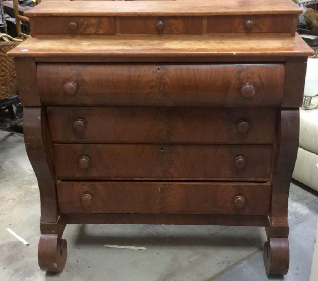 Antique Flame Mahogany Empire Dresser Jan 17 2018 The Benefit