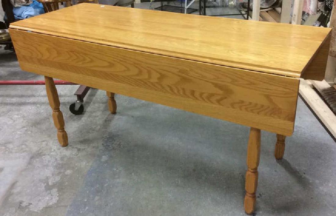 Drop Leaf Pine Dining Table (1 of 9)