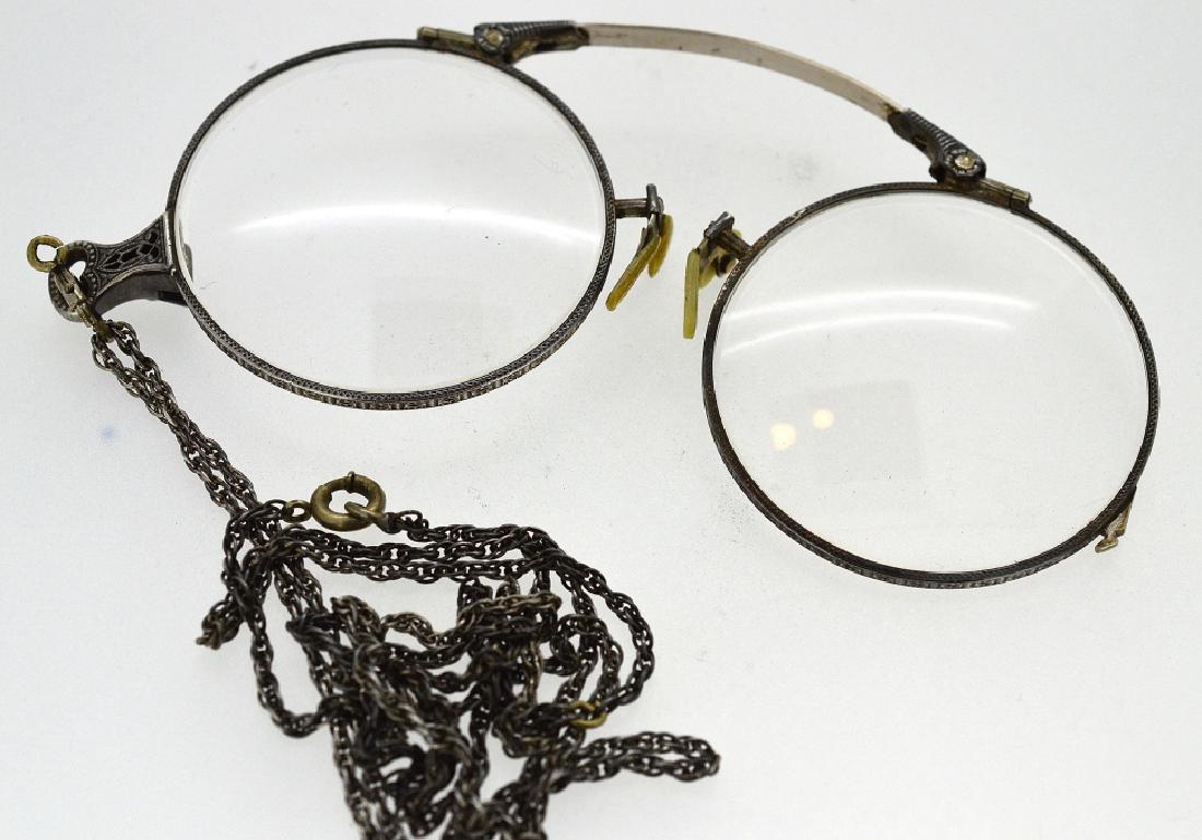 Vintage Folding Opera Glasses with Chain (1 of 2)