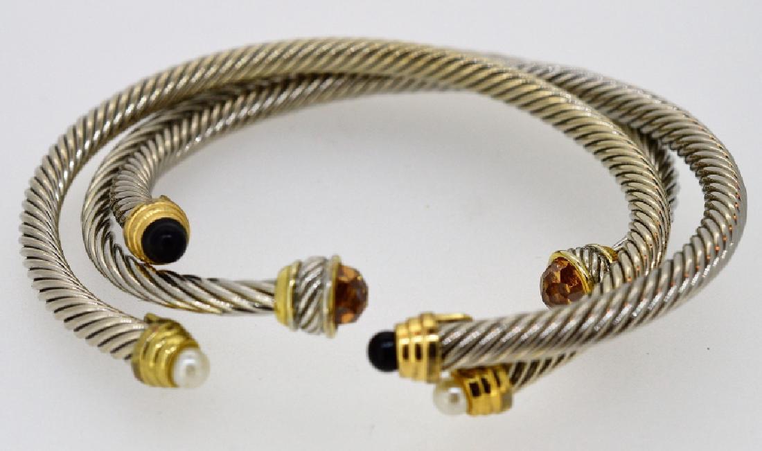 Ladies Silver Cuff Trio (1 of 2)