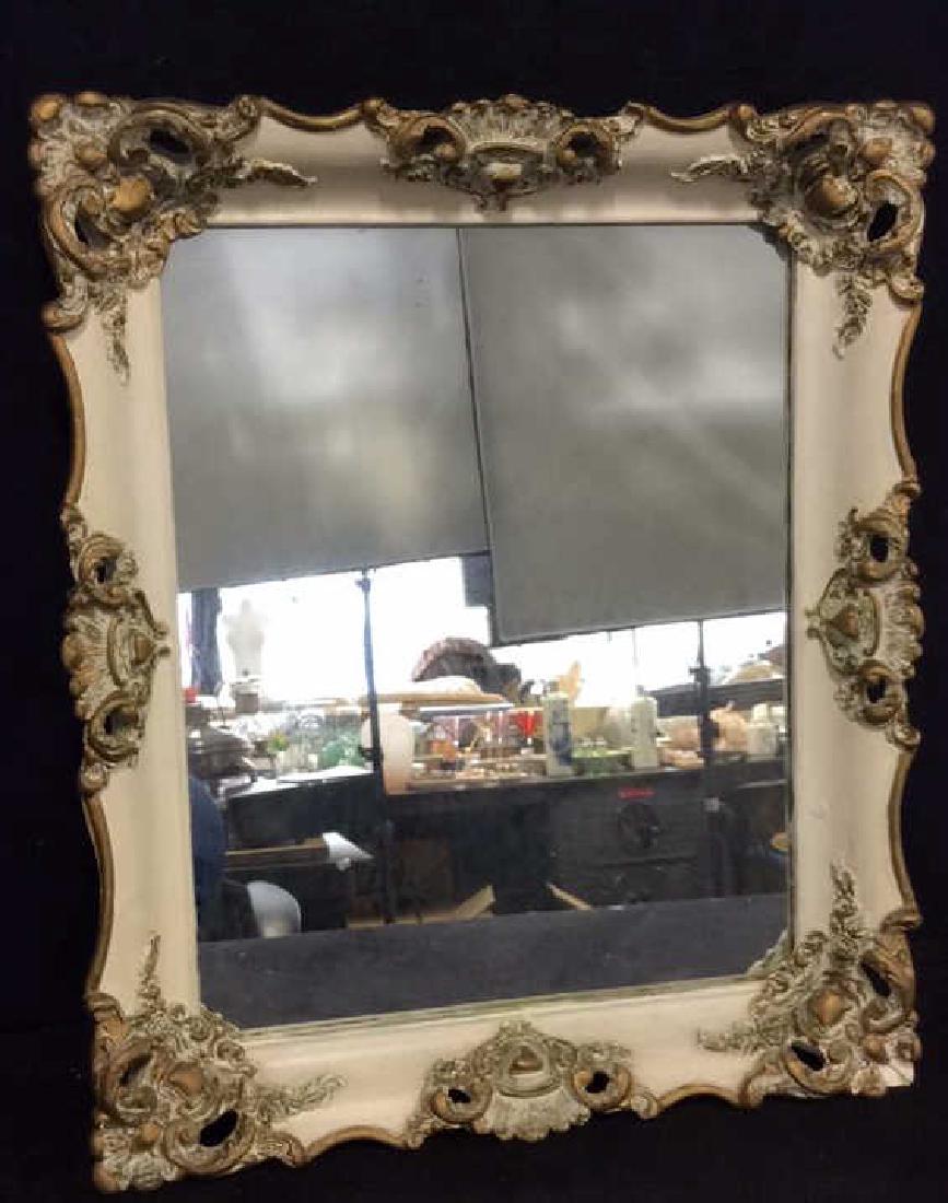 Ornate Detailed Wooden Framed Mirror (1 of 11)