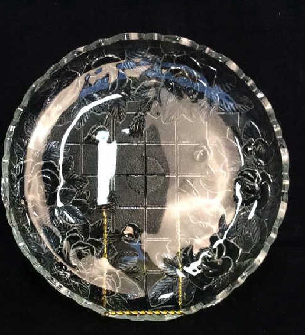 STUDIO NOVA Beauty Rose Decorative Glass Platter (1 of 10)
