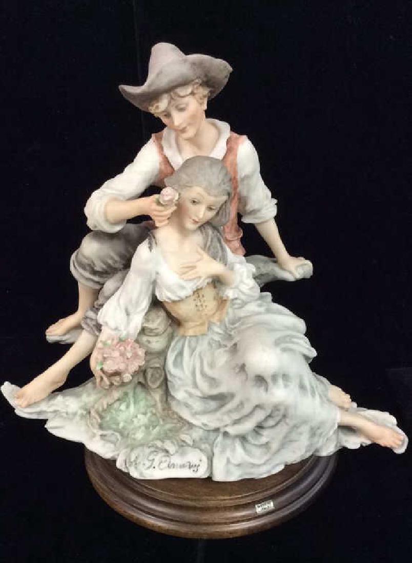 G ARMANI Italian Figurines W Wooden Base (1 of 10)