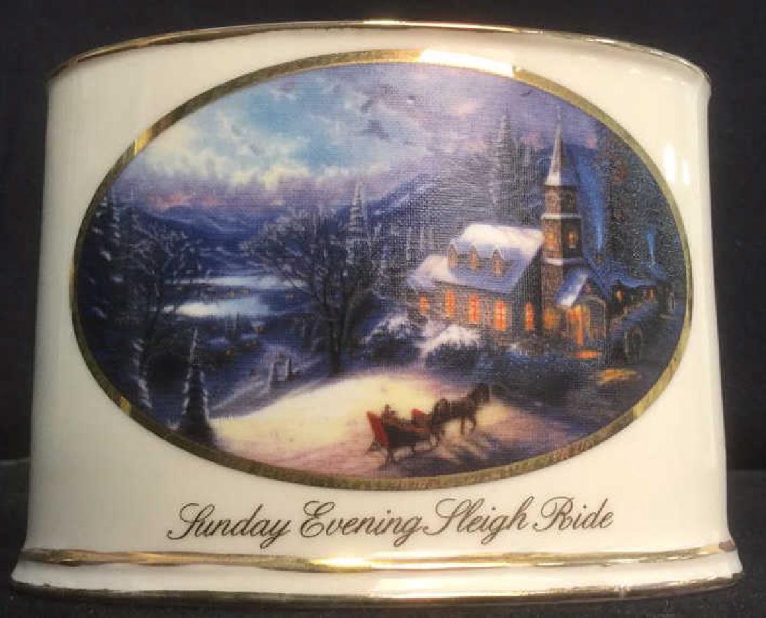 THOMAS KINKADE Porcelain Votive Holder (1 of 5)