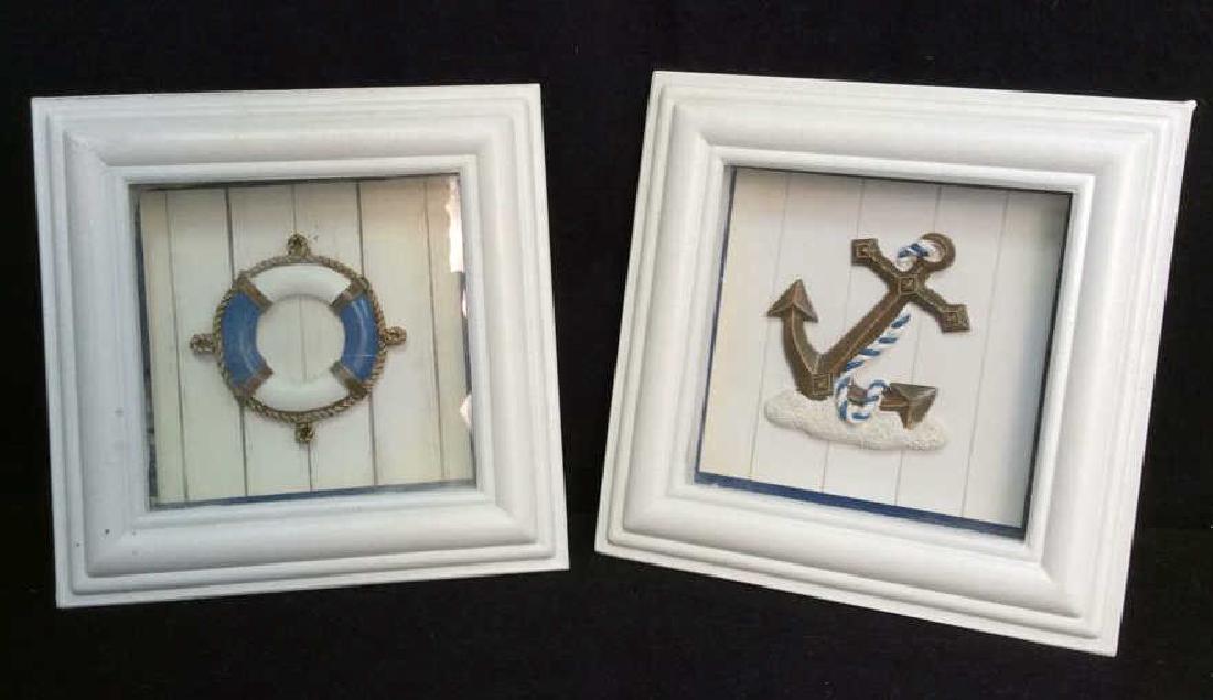 Pair Framed Nautical Themed Art (1 of 7)