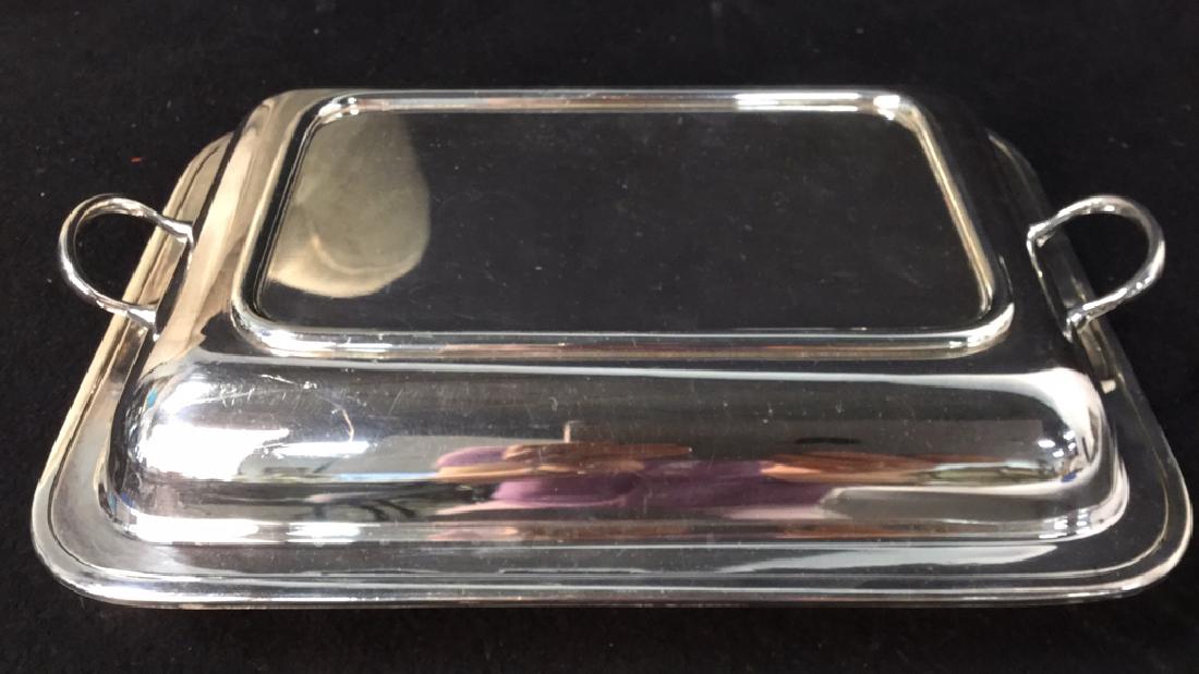 Silver Plate Serving Dish With Lid (1 of 7)