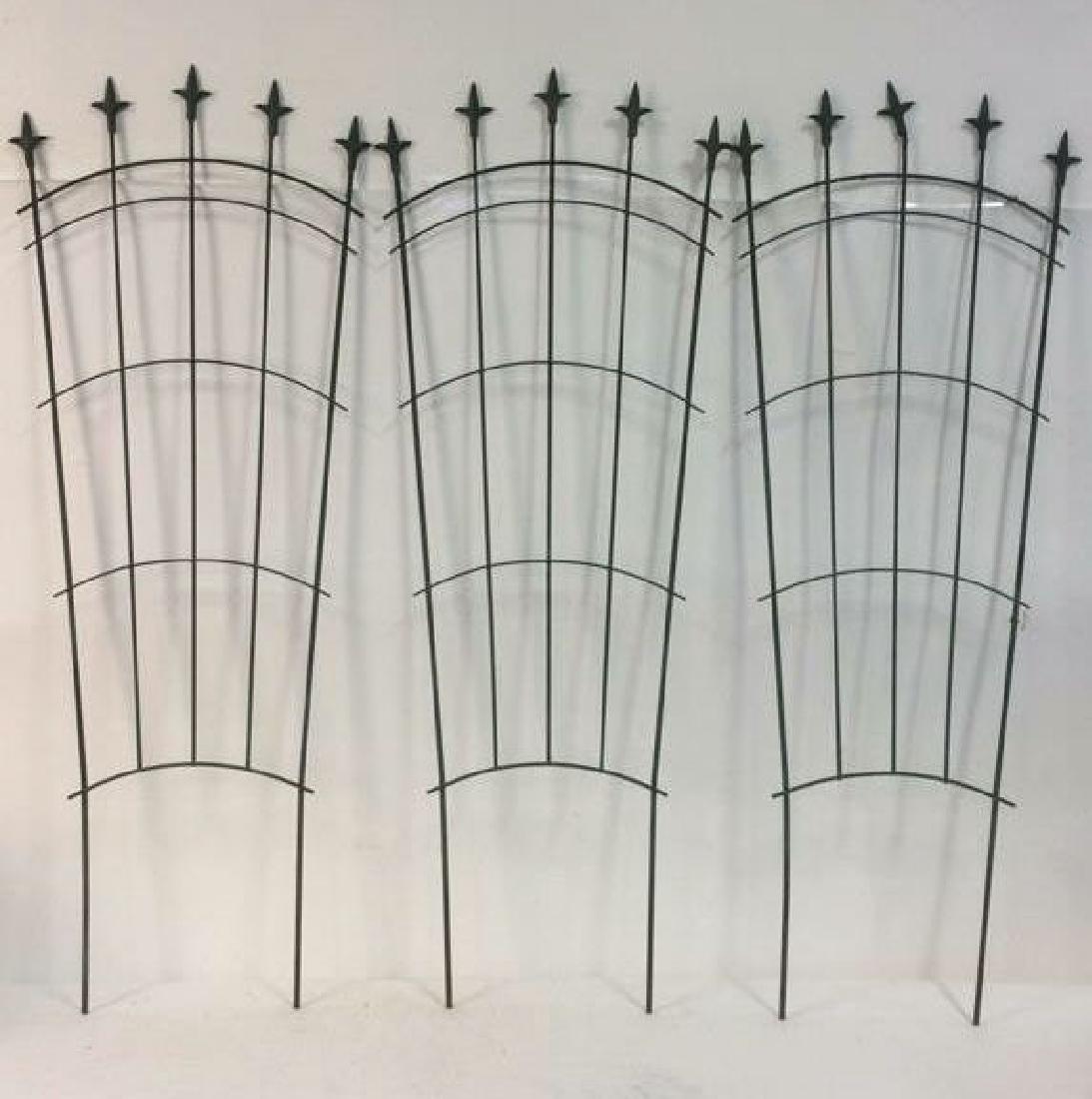 Lot 3 Sections of Metal Garden Gate (1 of 5)