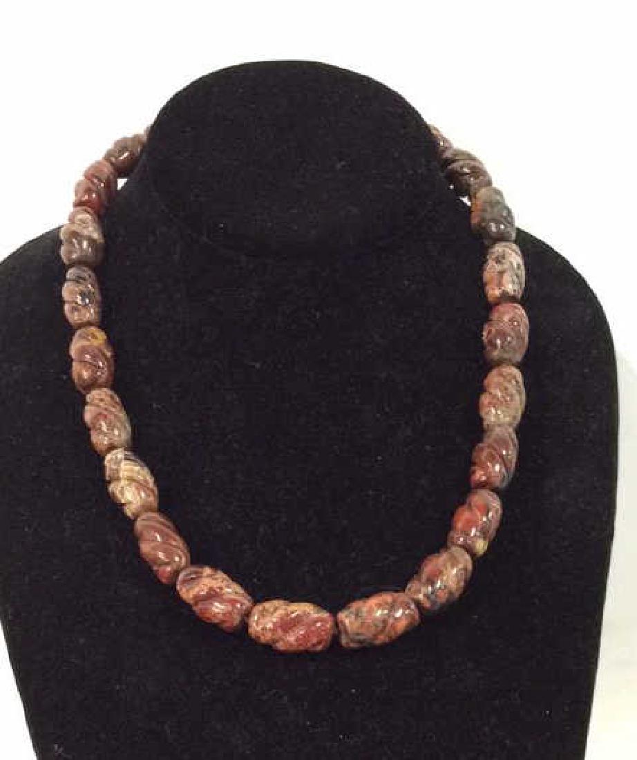 Natural Stone Beaded Necklace (1 of 9)