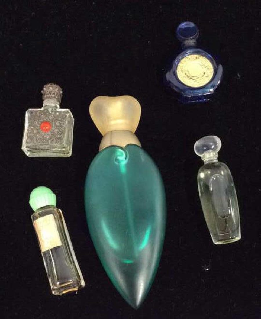 Lot 5 Vintage Glass Perfume Bottles (1 of 8)