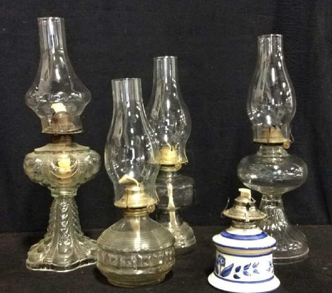 Set 5 Assorted Oil Burning Lamps (1 of 10)