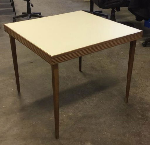 Vintage Mid Century Folding Card Table Feb 07 2018 The Benefit Shop Foundation Inc In Ny