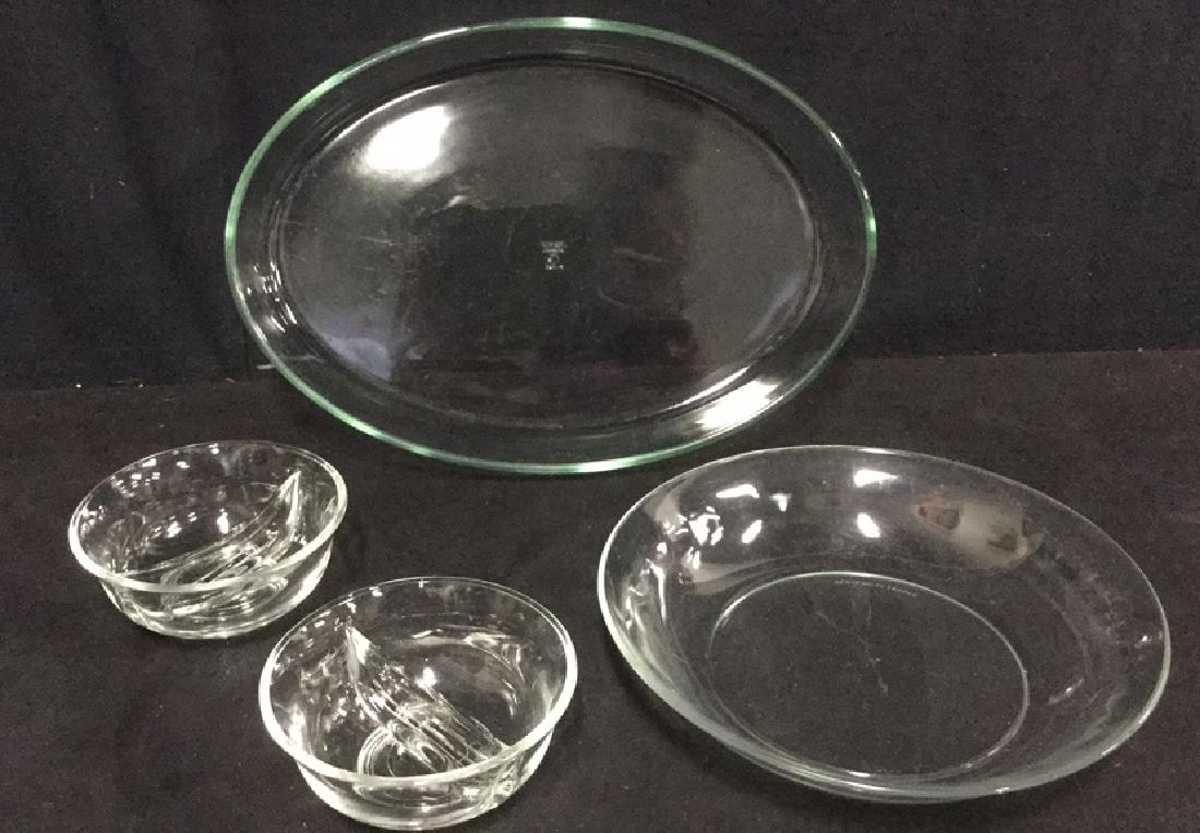 Lot 4 Glass Holiday Entertaining Serving Dishes (1 of 8)