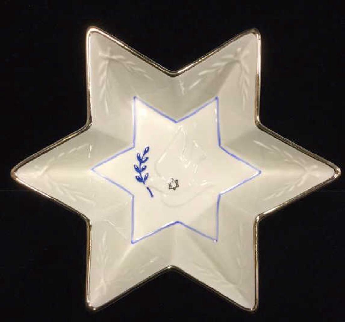 Ceramic China Hanukkah Candy Dish (1 of 8)