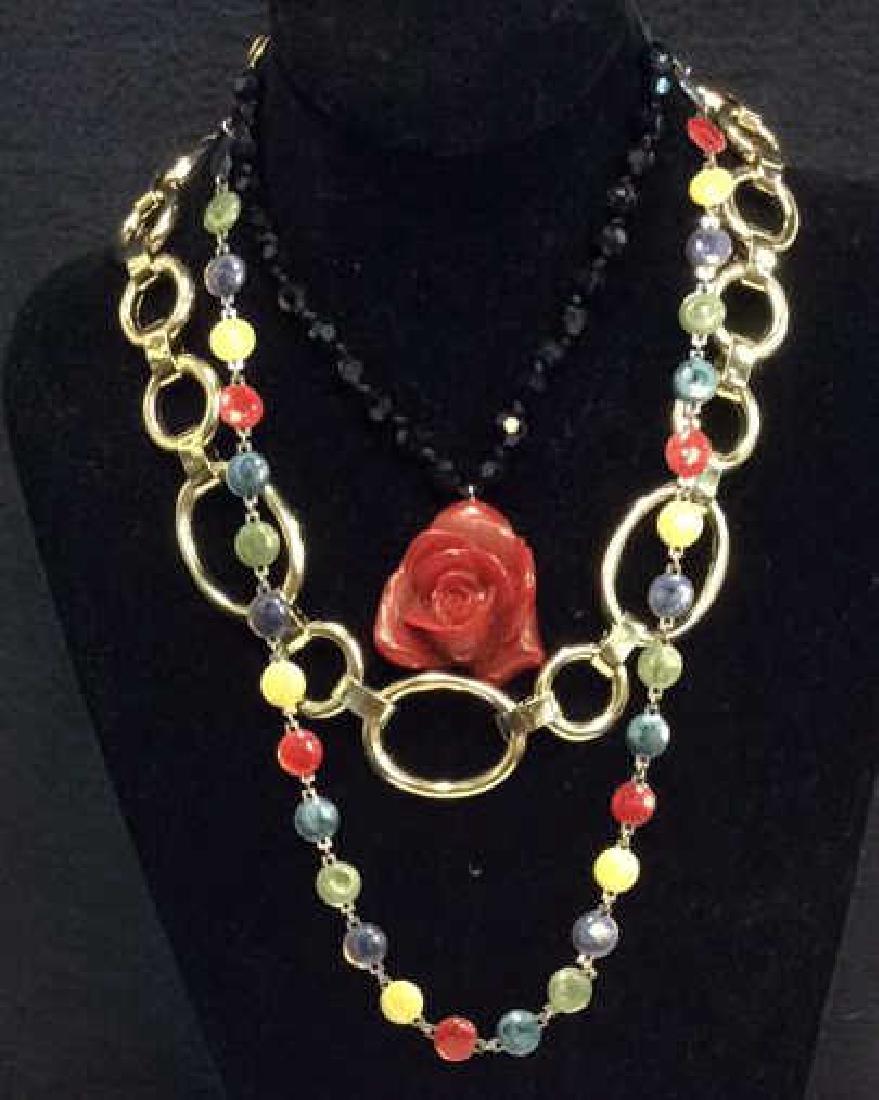 Lot 3 Assorted Costume Jewelry Necklaces (1 of 10)