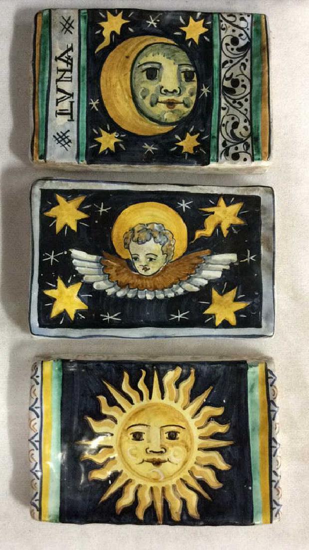 Set 3 EXPOSURES Italian Stoneware Wall Art (1 of 10)