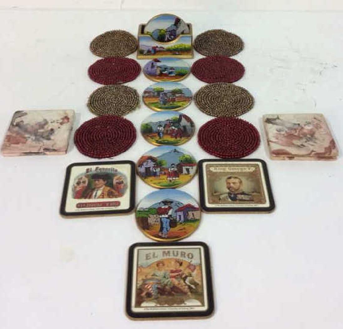 Lot 21 Assorted Beverage Coasters (1 of 6)