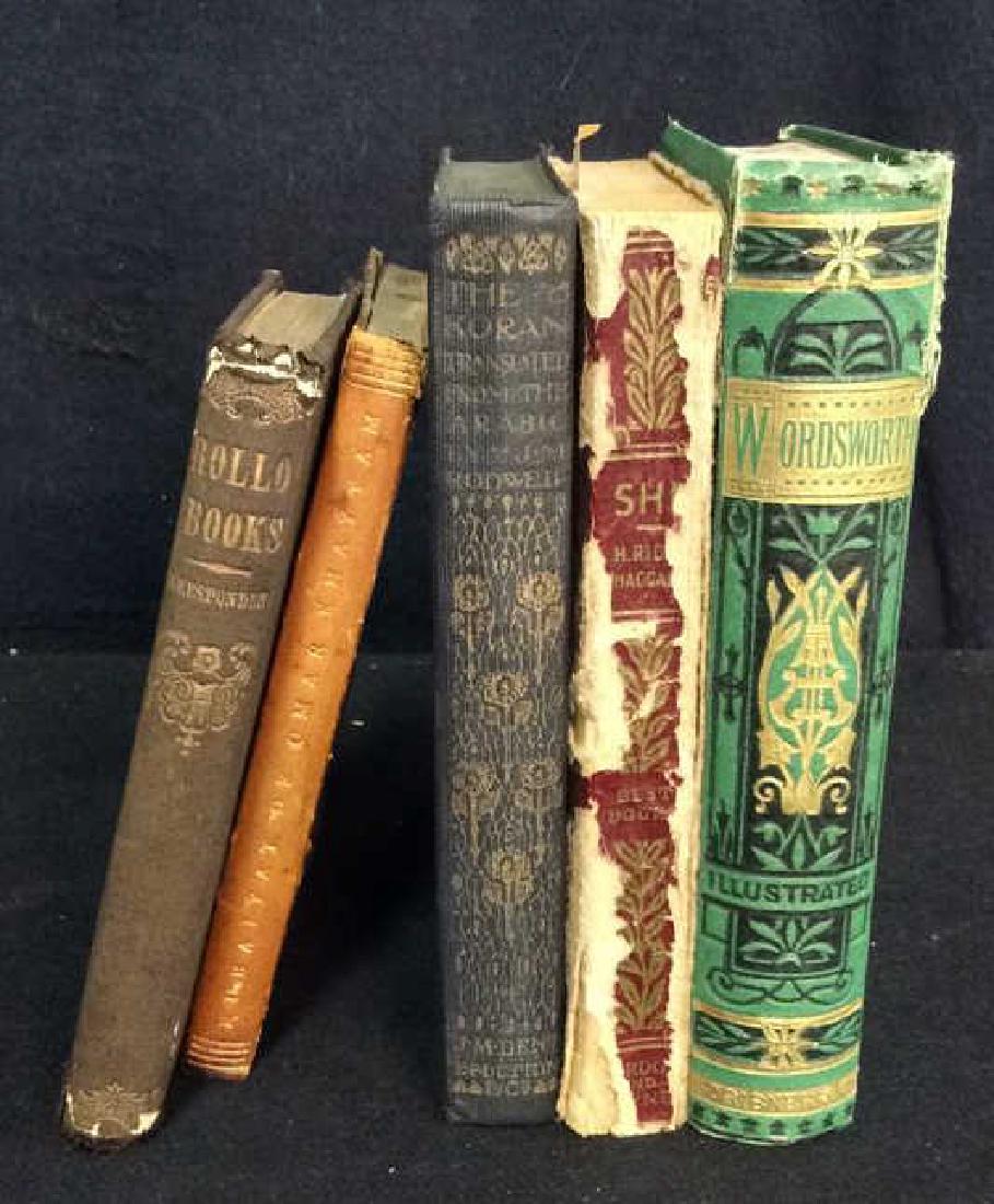 Lot 5 Antique Books (1 of 12)