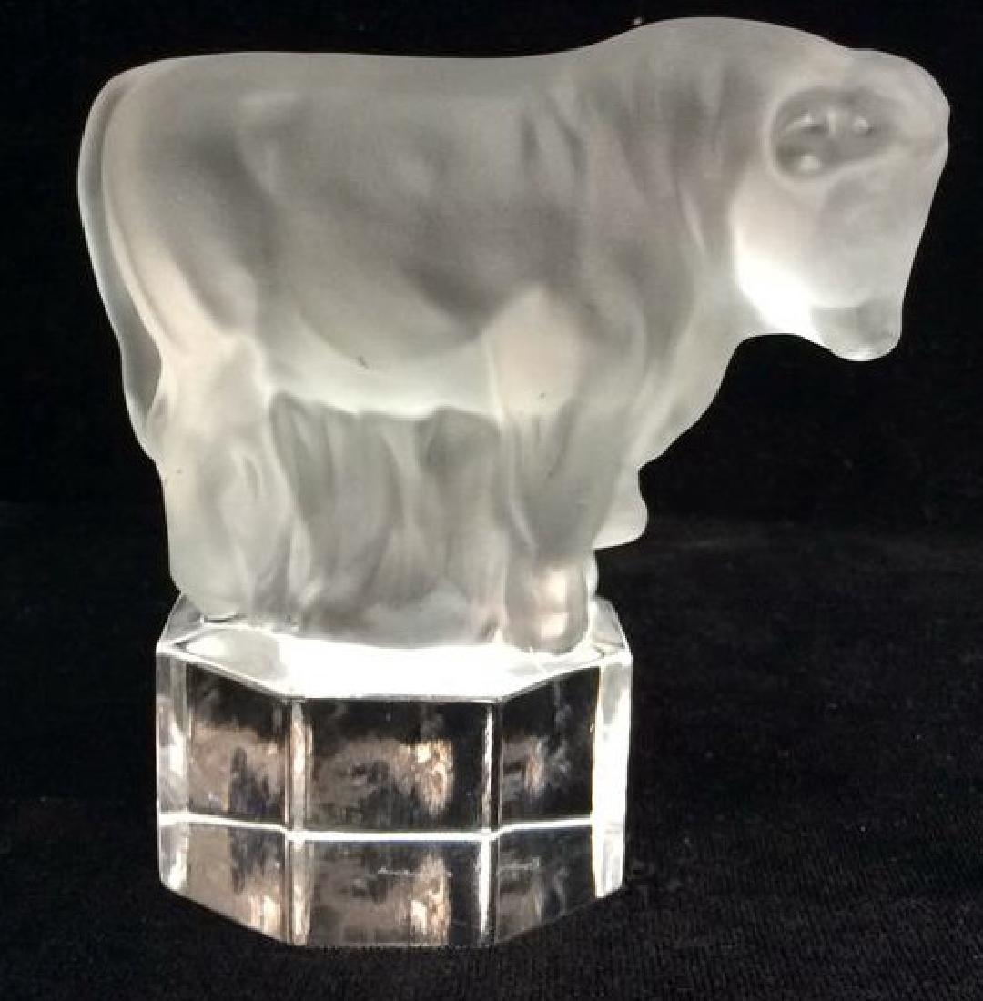 GOEBEL Bull Figural Crystal Paper Weight (1 of 8)