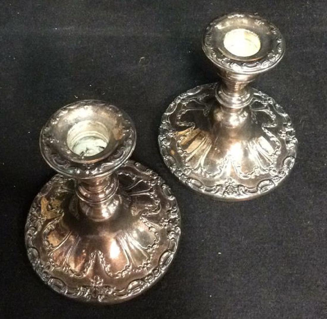 Pair GORHAM E P Silver Plate Candlesticks (1 of 7)