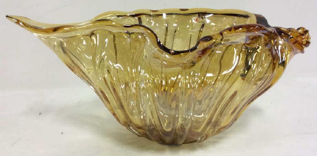 HQT Organic Shaped Art Glass Bowl (1 of 10)