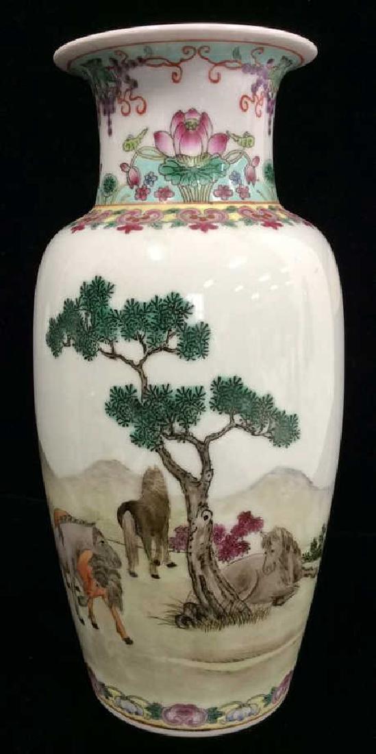 Painted Porcelain Chinese Vase (1 of 10)