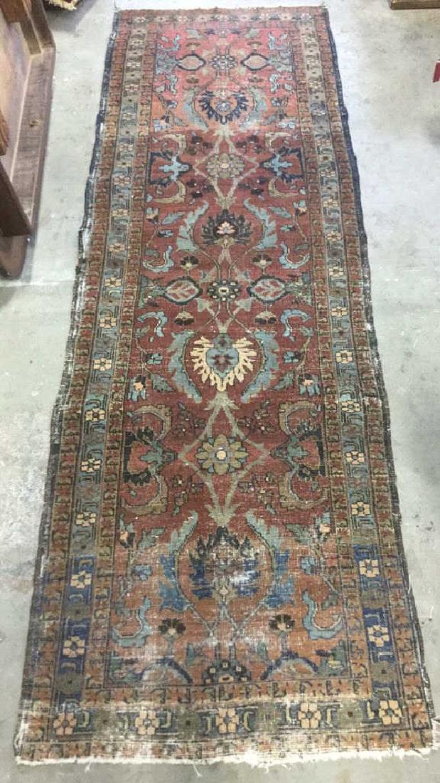 Vintage Handmade Wool Carpet Runner (1 of 9)