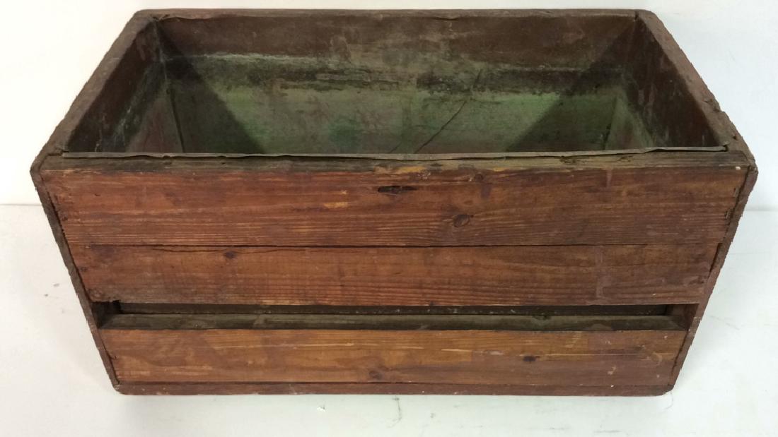 Antique Wooden Copper Toilet Tank upcycle Planter (1 of 9)