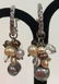 Sterling Silver Earrings W Pearl Cluster - 2