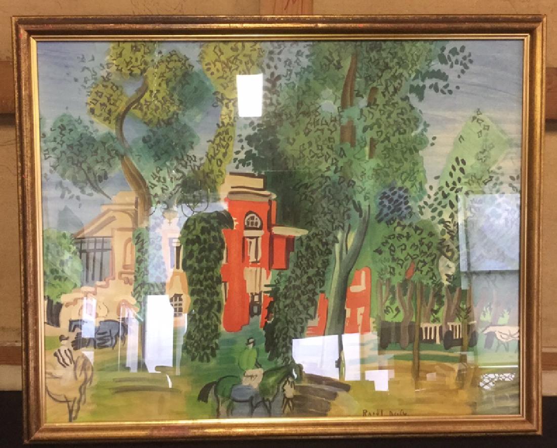 Paddock At Deville Print By Raoul Dufy (1 of 9)