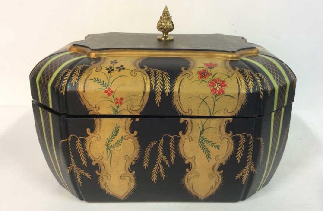 MAITLAND-SMITH Painted Keepsake Box W Lid (1 of 10)