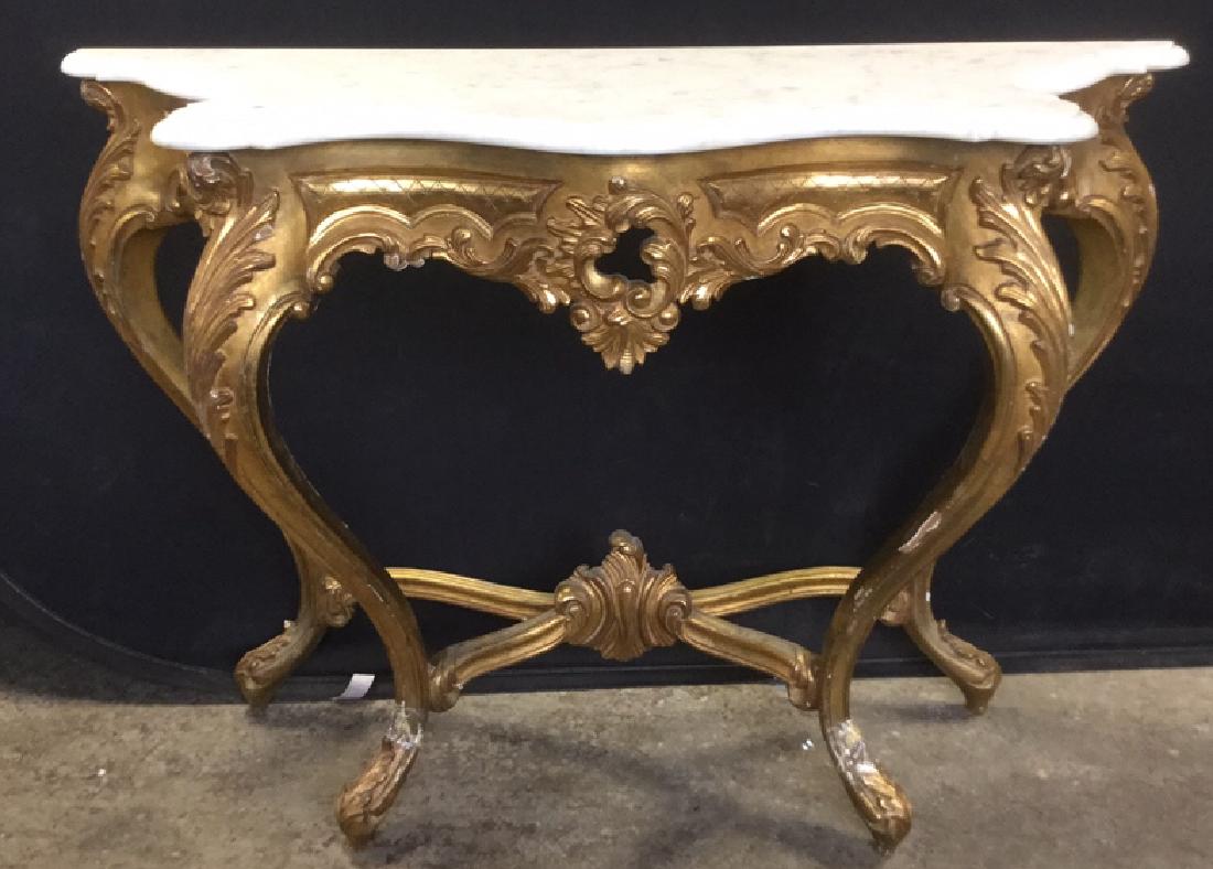 French Louis XV Style Console Table (1 of 11)