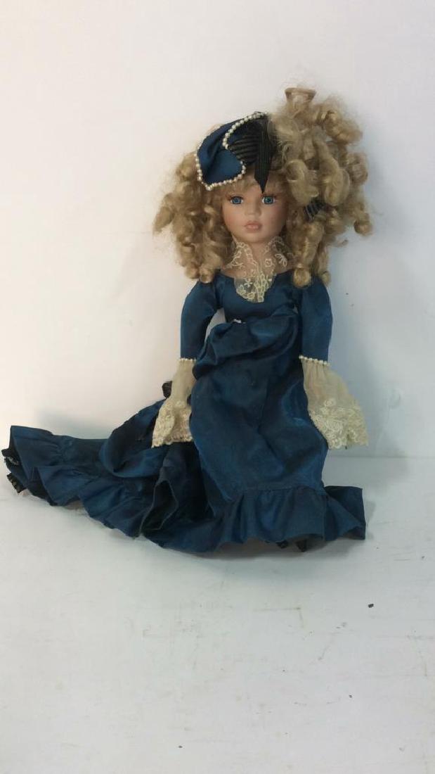 Antique Doll Hand Painted Bisque w Period Clothes (1 of 10)