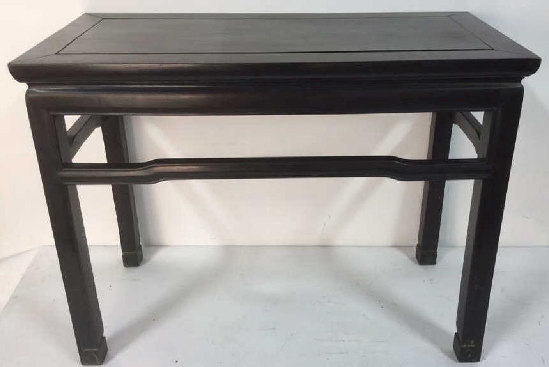 Dark Brown Toned Chinese Wooden Table (1 of 10)