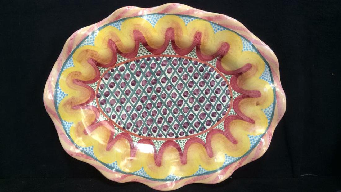 Handmade MACKENZIE CHILDS Platter (1 of 10)