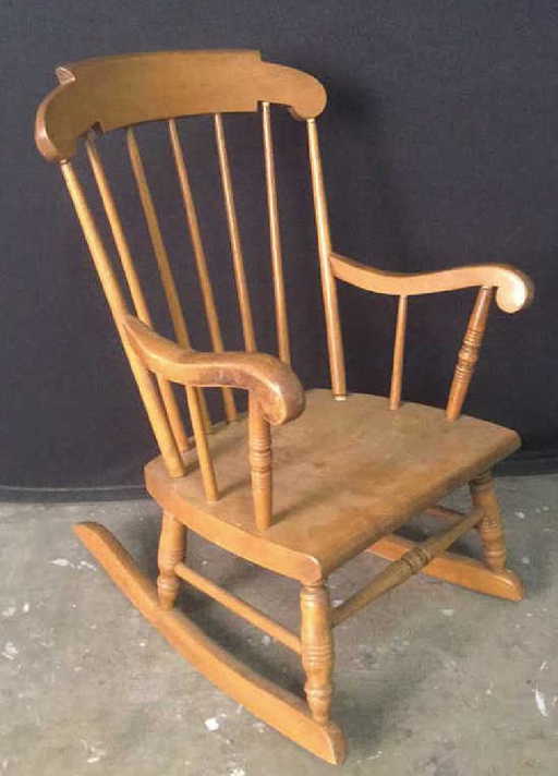 Child S Wooden Rocking Chair