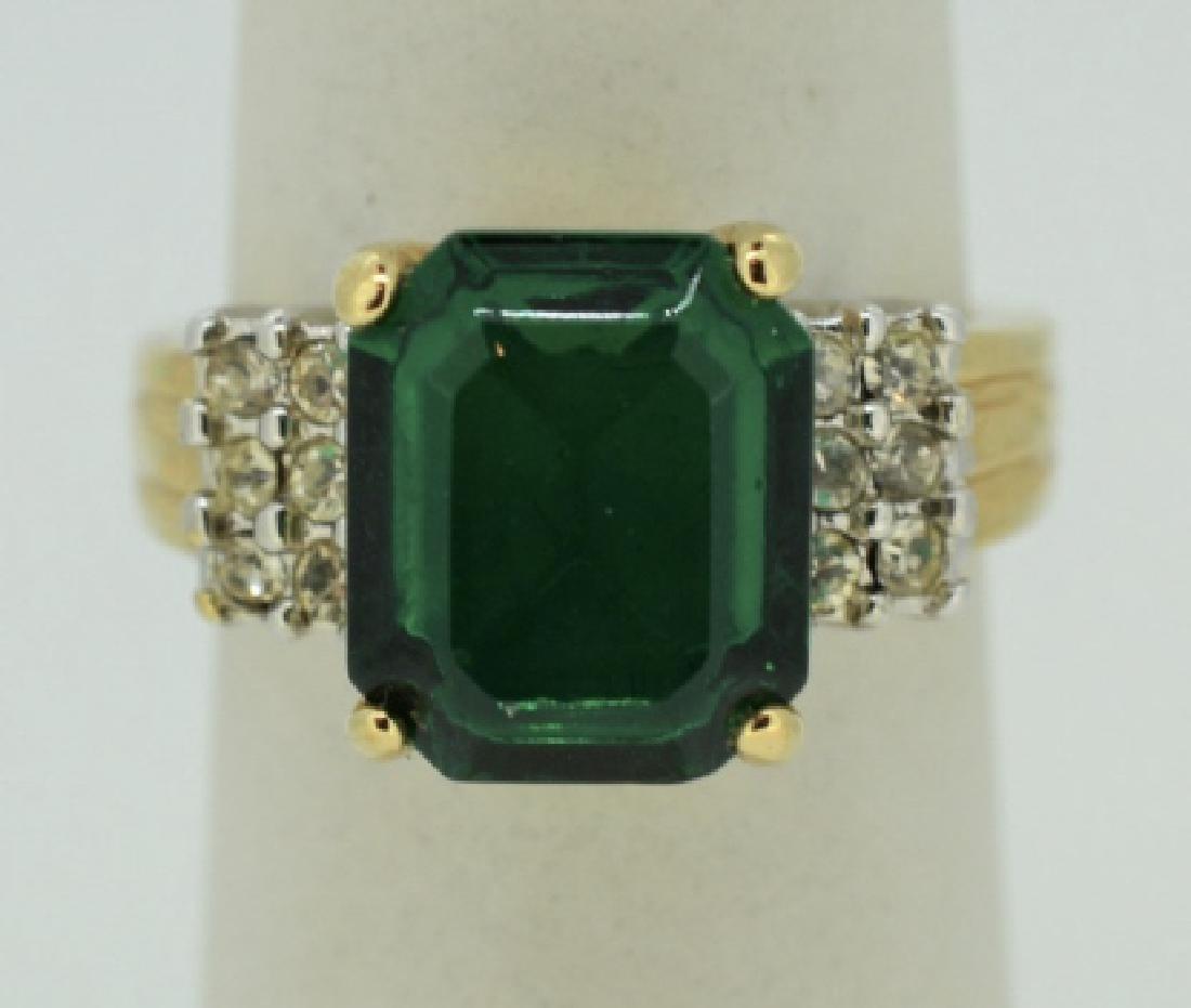 18k Yellow Gold Plated Sterling Silver Ring (1 of 4)