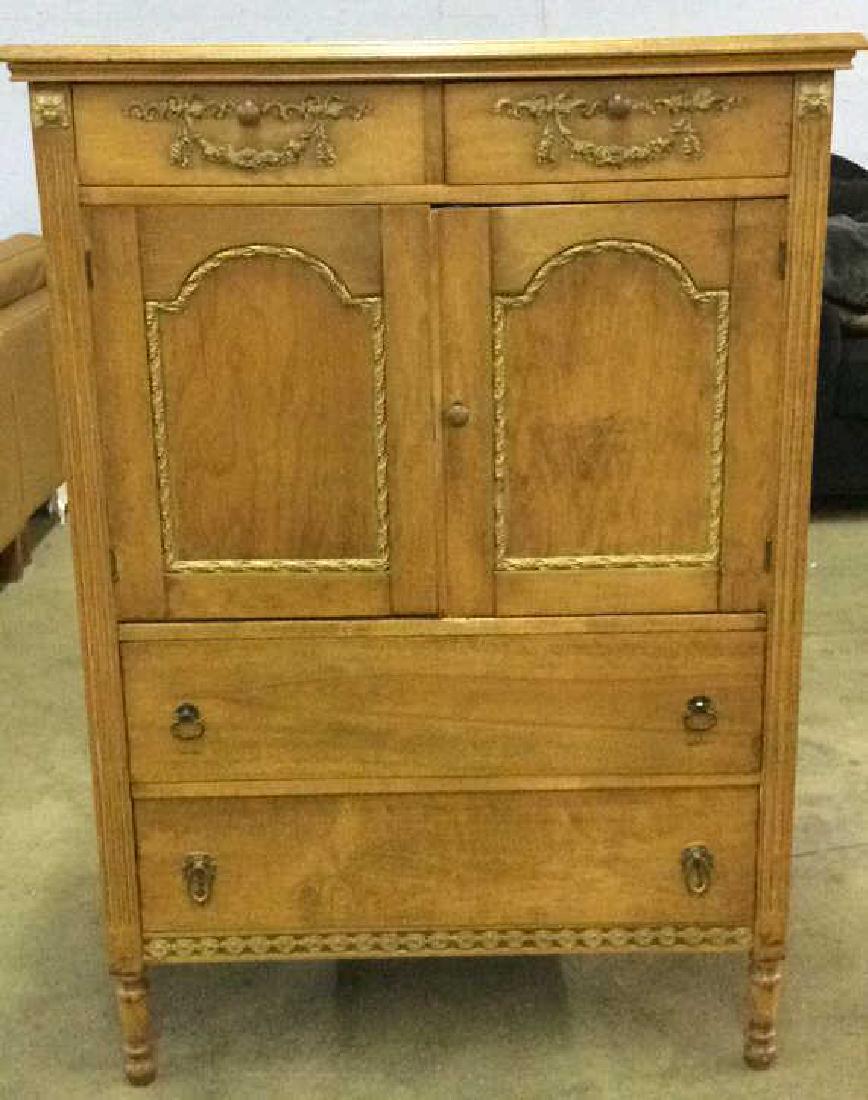 Vintage Carved Gilded Wooden Dresser (1 of 9)
