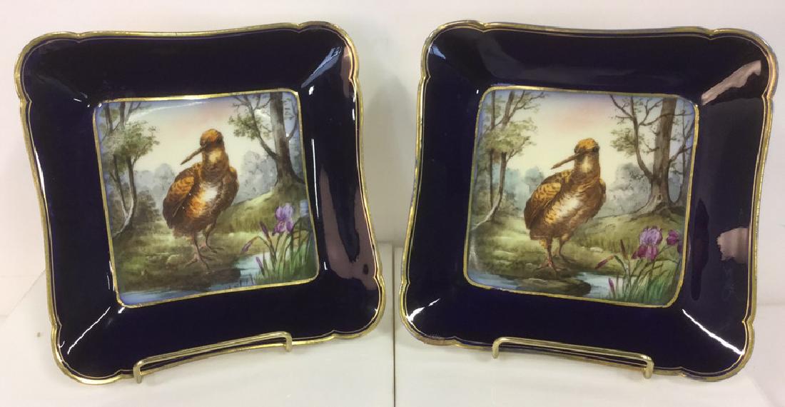 Lot 2 CH Field Haviland Limoges Bird Plates (1 of 10)
