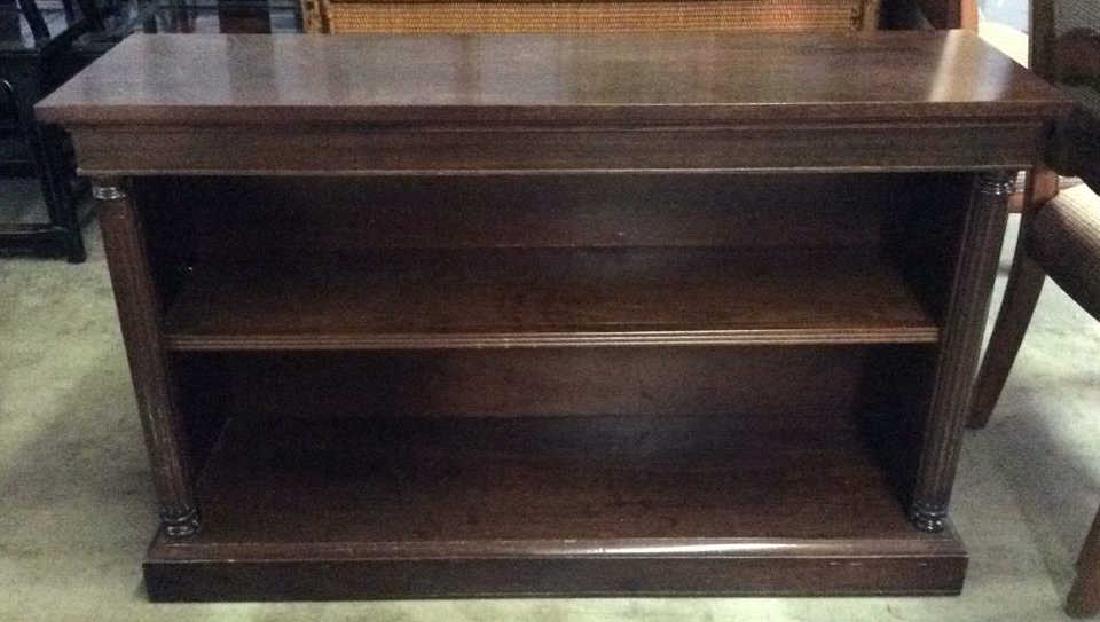 Wood Console Open Shelf Table (1 of 8)