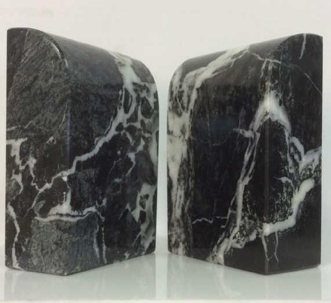M Century Modern Italian Waterfall Marble Bookends (1 of 10)